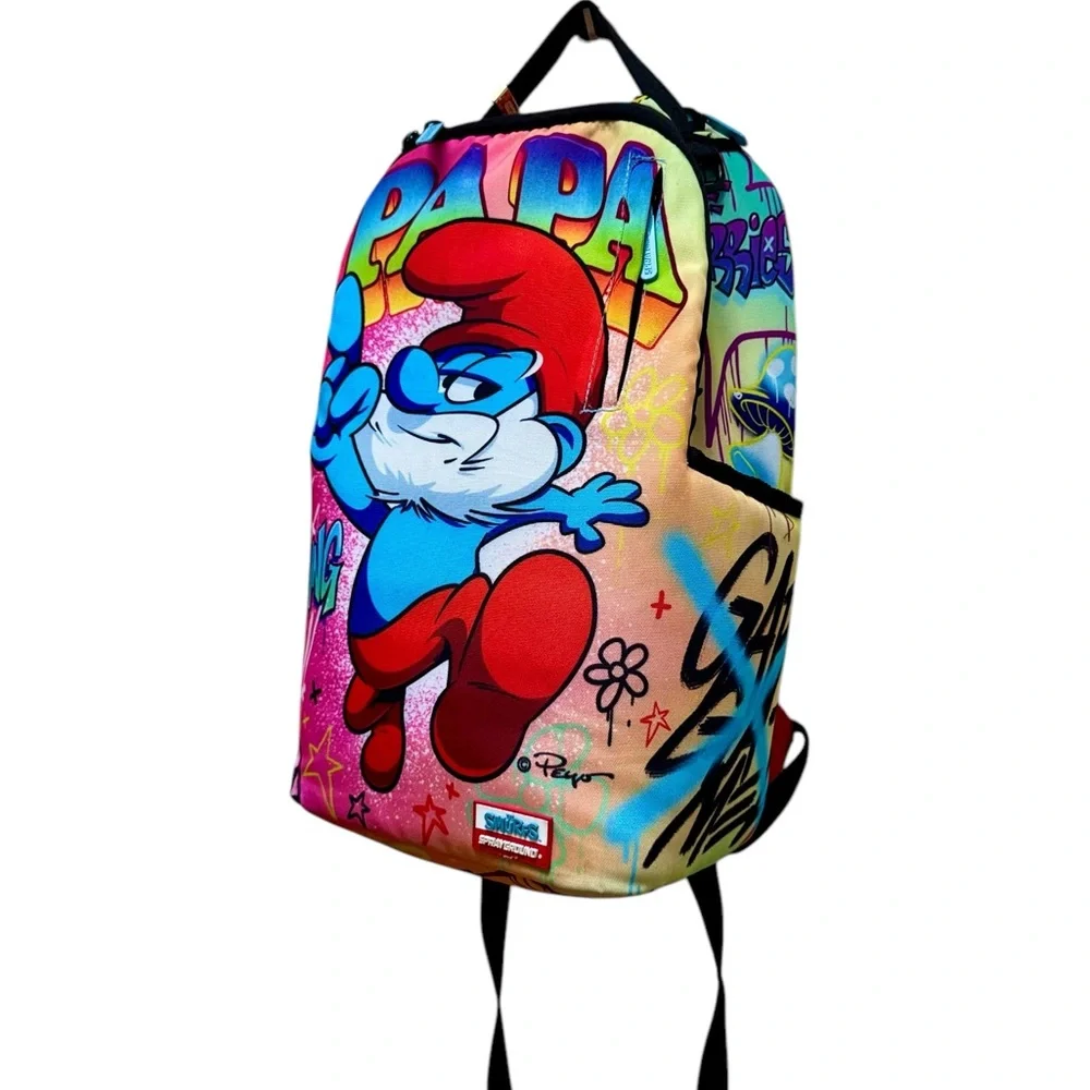 Sprayground x The Smurfs Papa Smurf On The Run Backpack